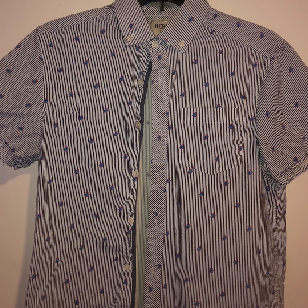 Casual button up (turtles)